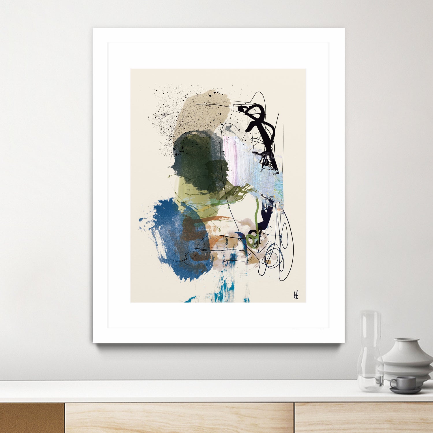 Twin Abstract by Dan on GIANT ART - hobday