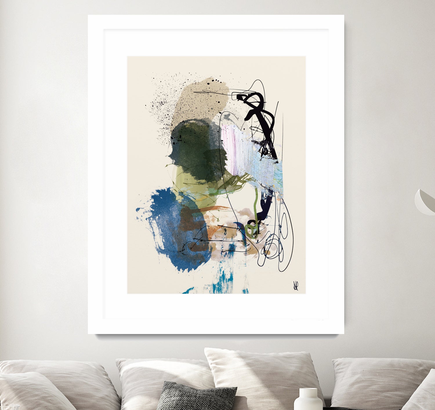 Twin Abstract by Dan on GIANT ART - hobday