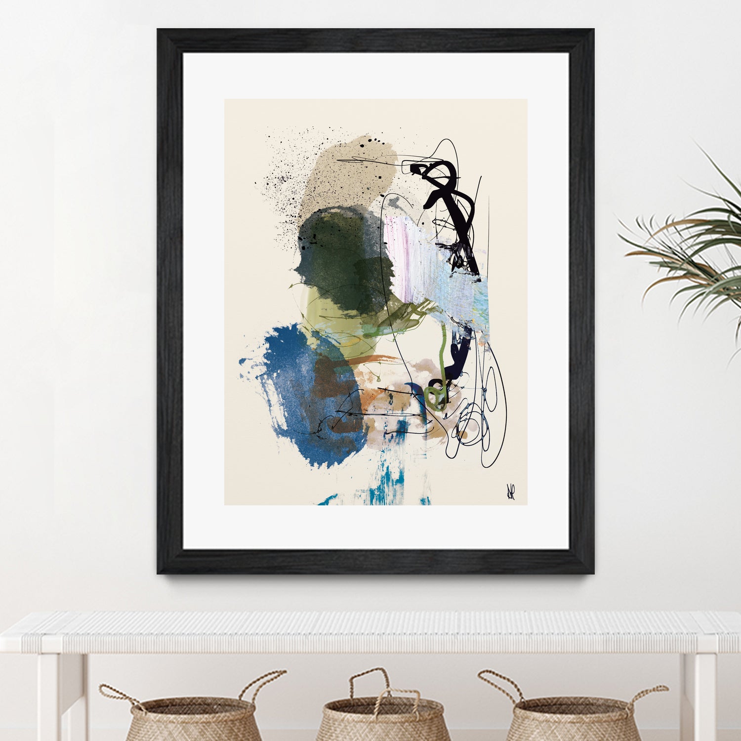 Twin Abstract by Dan on GIANT ART - hobday