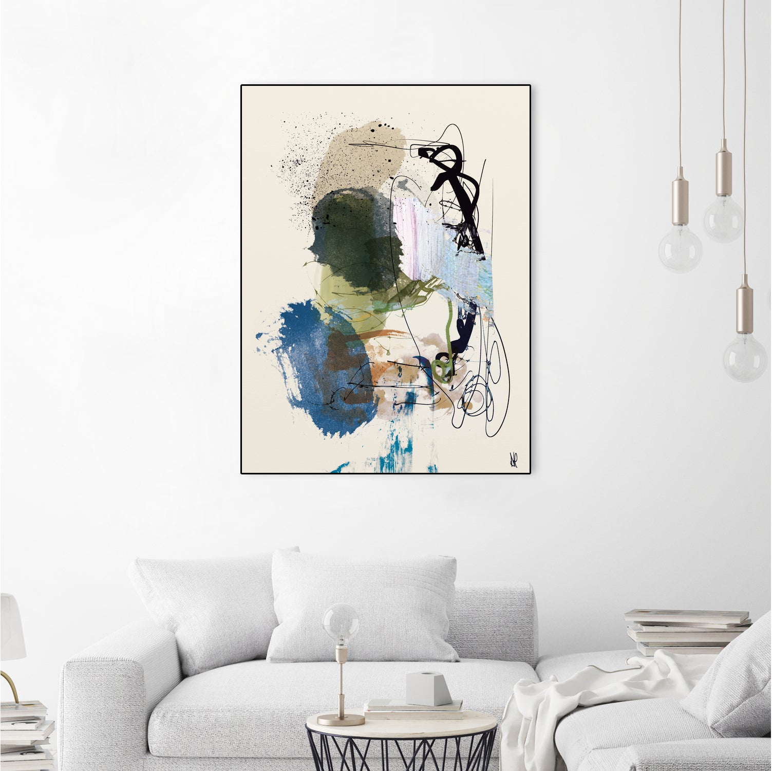 Twin Abstract by Dan on GIANT ART - hobday