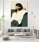 Relaxing woman by Treechild on GIANT ART -