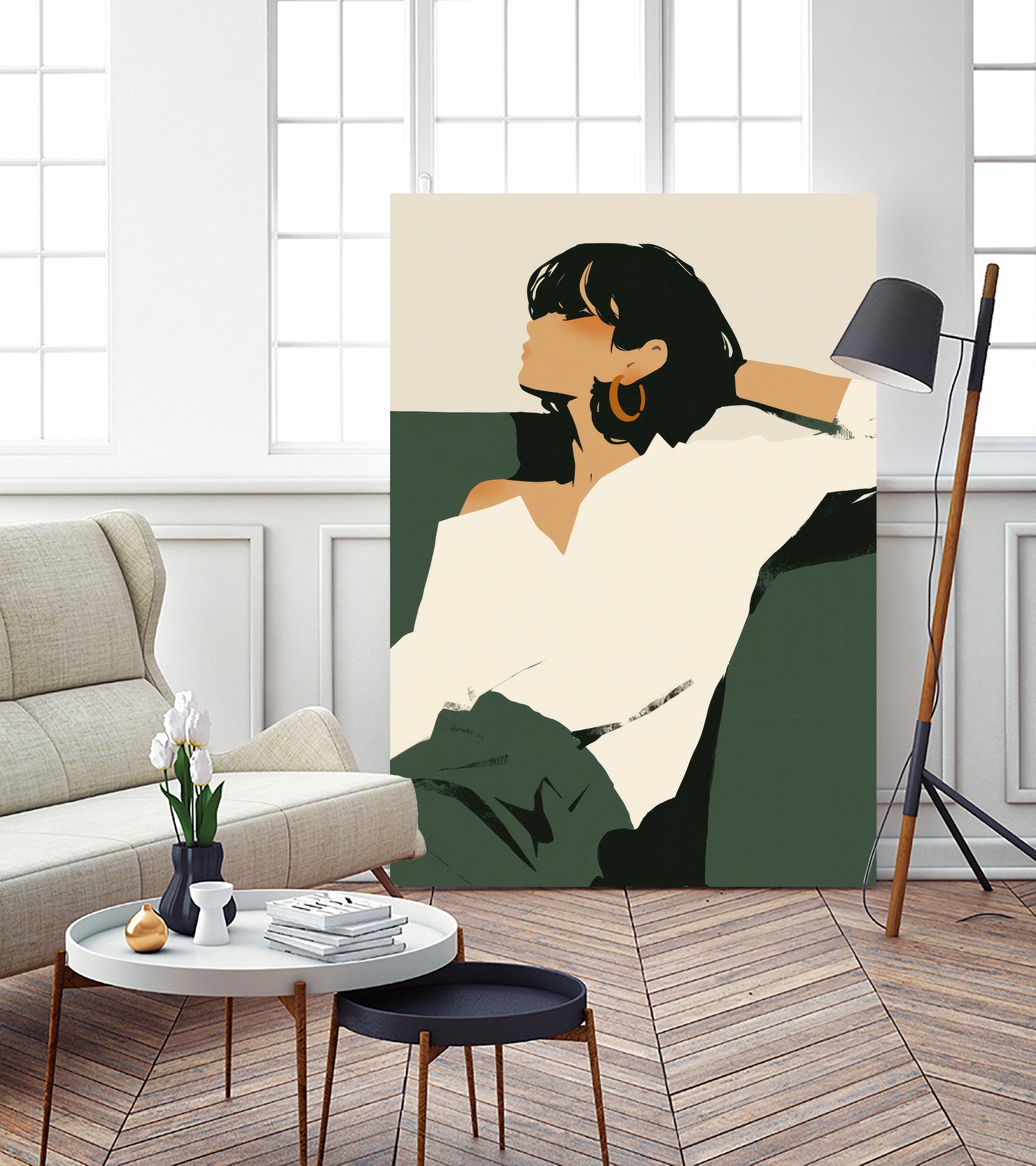 Relaxing woman by Treechild on GIANT ART -