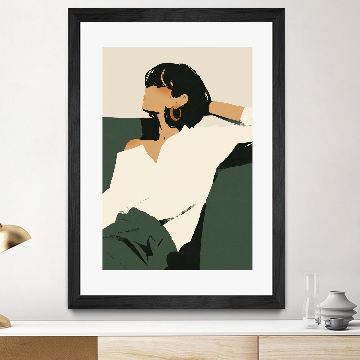 Relaxing woman by Treechild on GIANT ART -