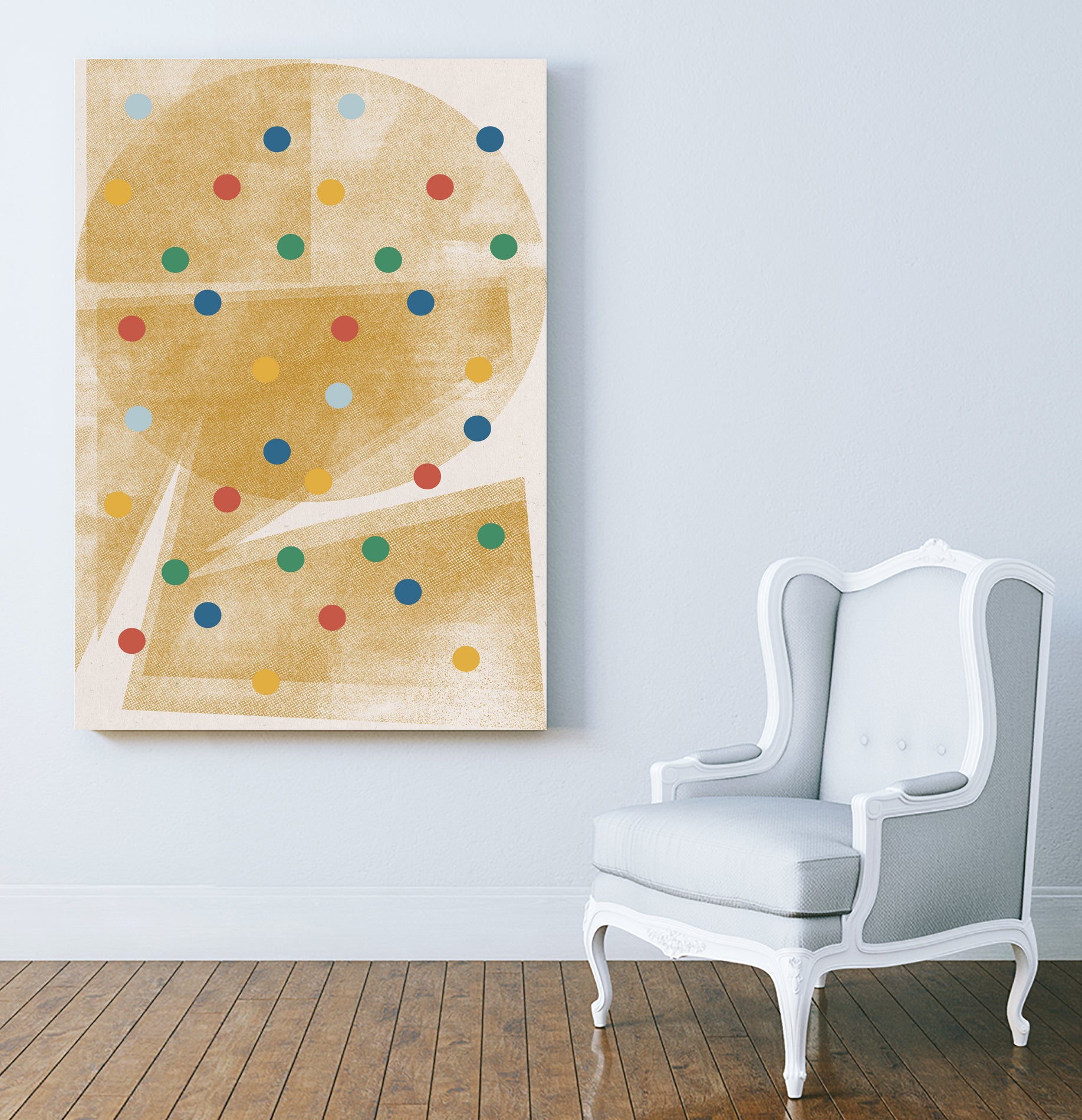 Paper Collage No.6 by The Miuus Studio  on GIANT ART - beige watercolor neutral