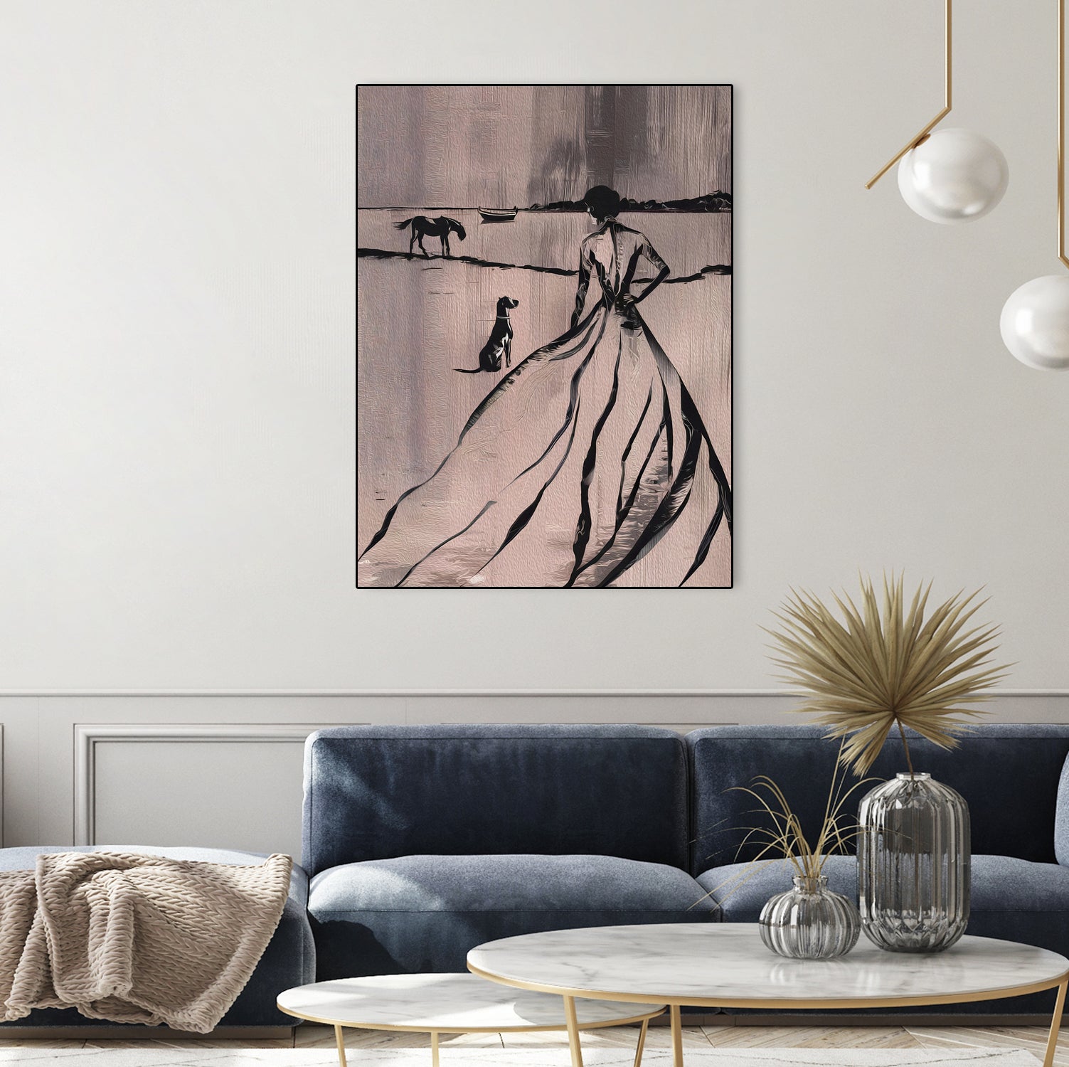 Woman By the Lake by Andreas Magnusson on GIANT ART - paintings drawing