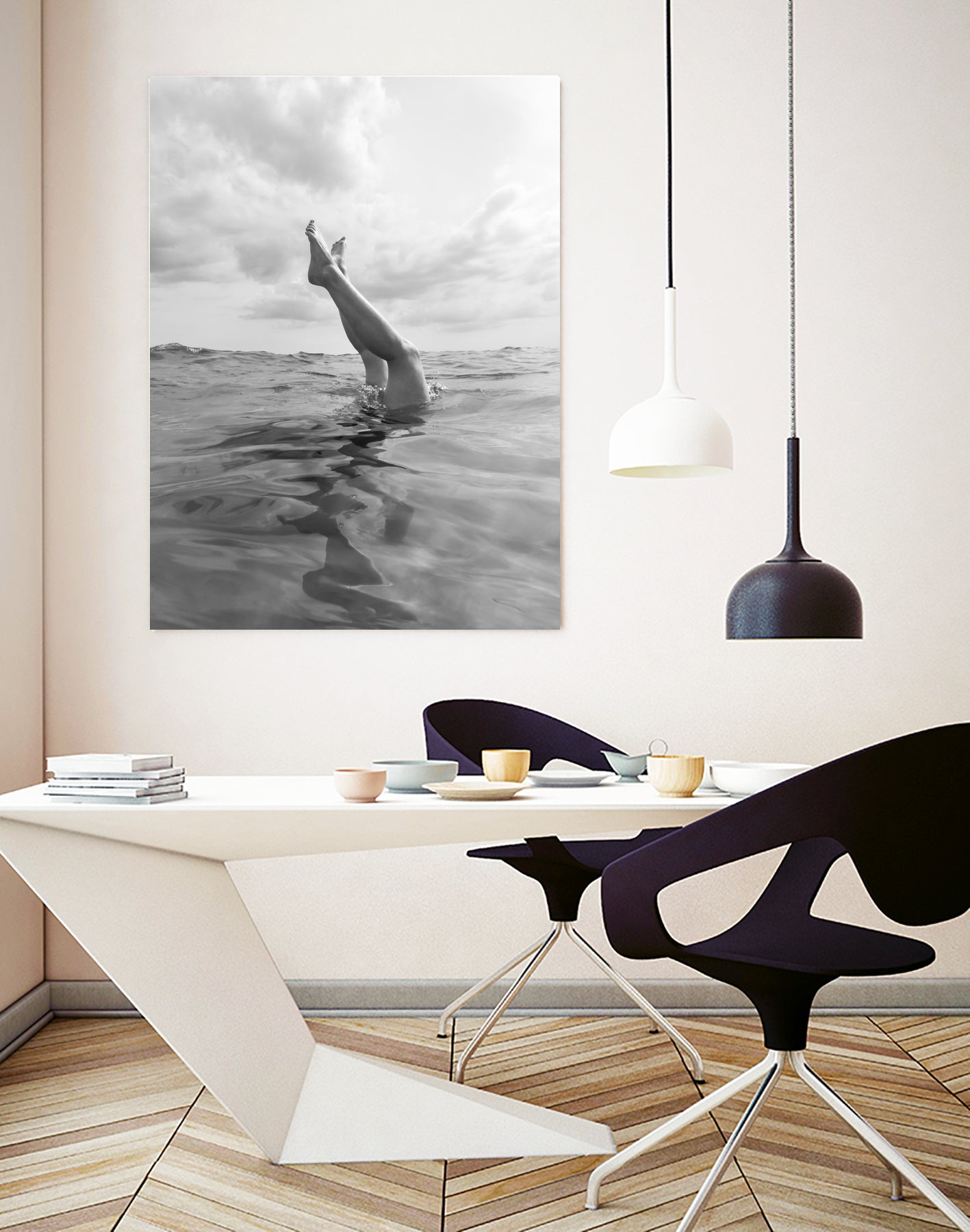 Ocean Dive by Bethany Young on GIANT ART - landscape sky