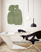 Green Stones Composition by THE on GIANT ART - shape the miuus studio