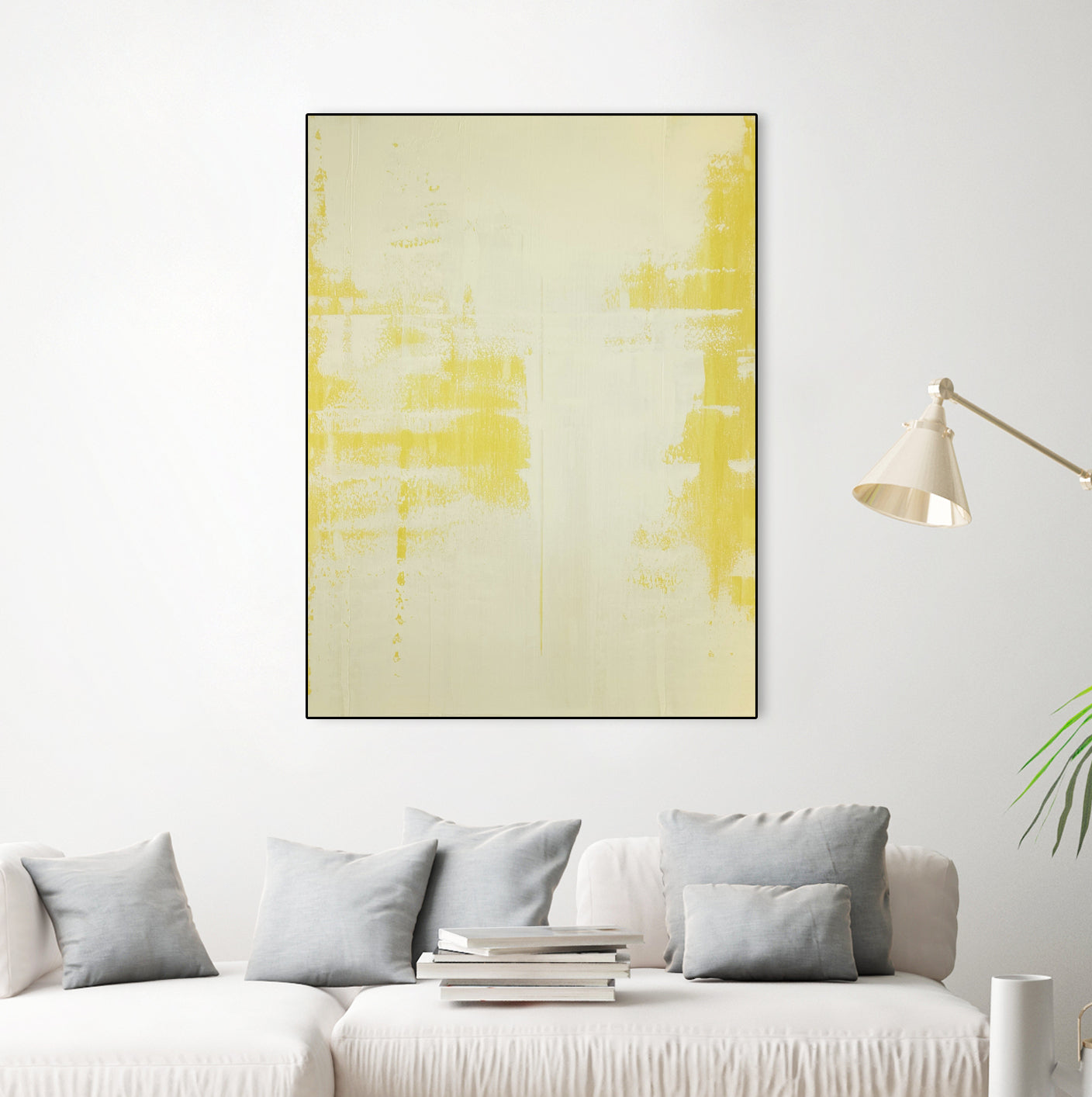SUNNY SIDE UP by Gustaf Tidholm on GIANT ART - abstract yellow