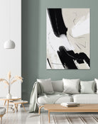 Paint abstract black and white by Little on GIANT ART - dean