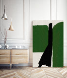 Green Black Oil Abstract by THE MIUUS STUDIO on GIANT ART - abstract painting