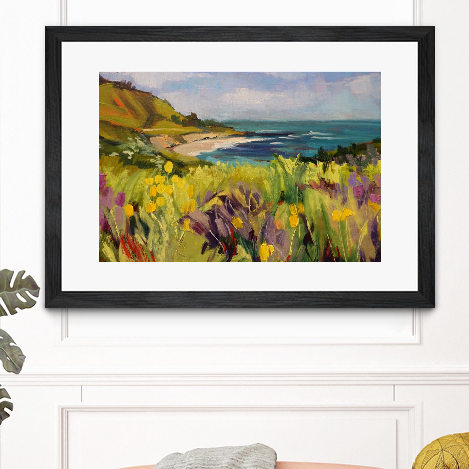 Coastal California by Maxine Shore on GIANT ART - green landscape coast