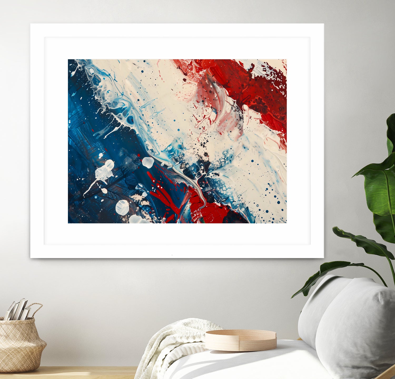 Red White and Blue by Andreas Magnusson on GIANT ART - abstract art