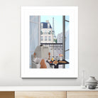 Paris Balcony by Petra Lizde on GIANT ART - illustration  paris