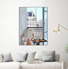 Paris Balcony by Petra Lizde on GIANT ART - illustration  paris