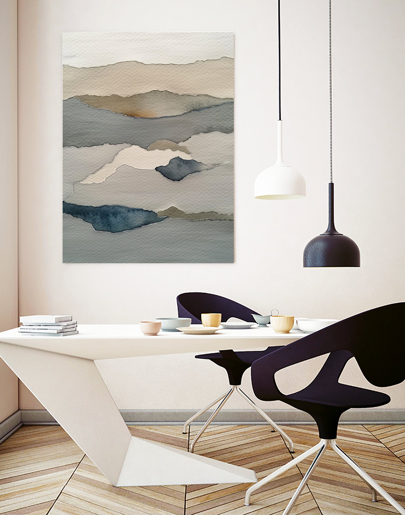 Landscape 002 by May Hilma on GIANT ART - abstract mountains