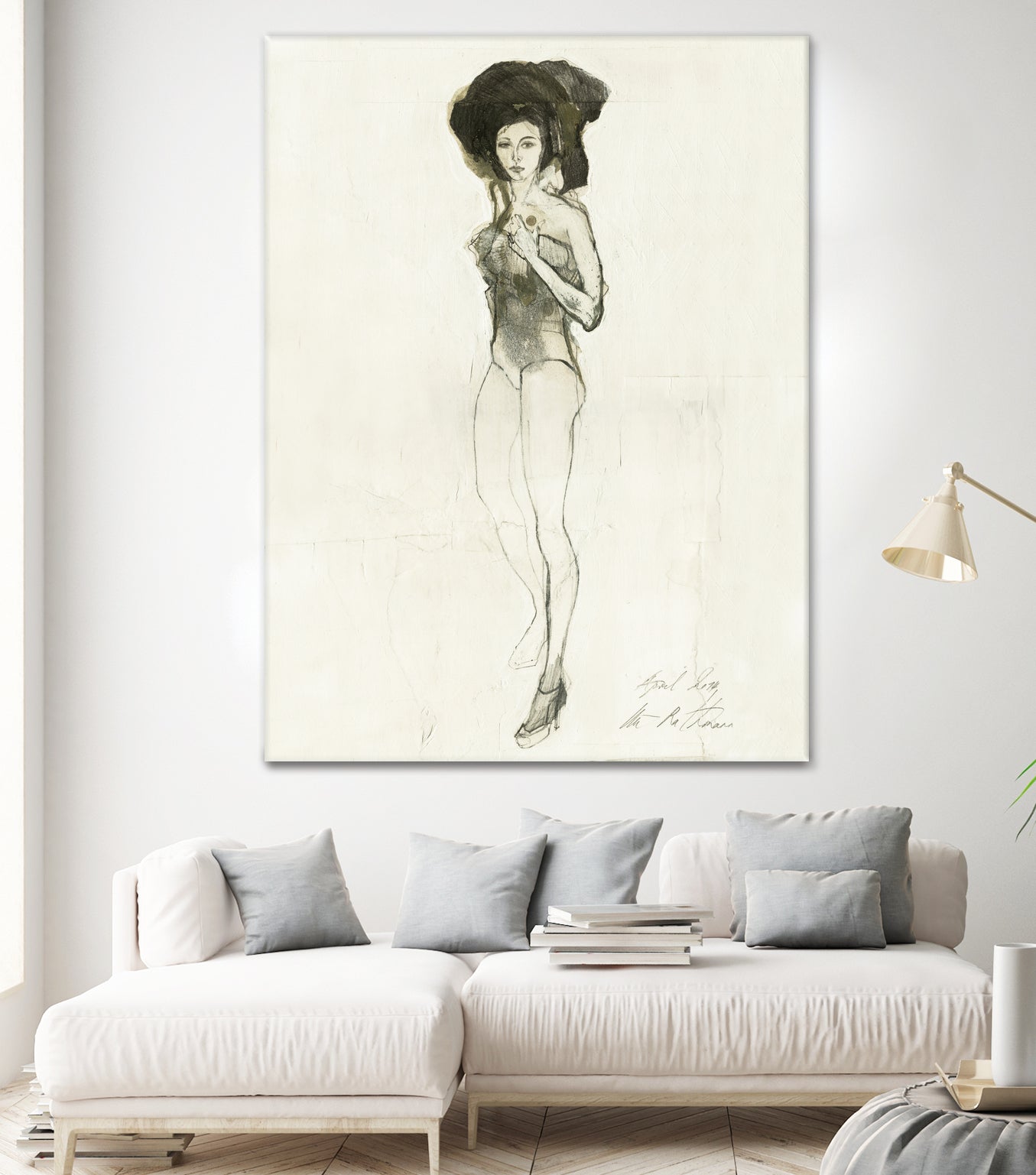 Minimalist Style by Ute Rathmann on GIANT ART - figurative fashion illustration