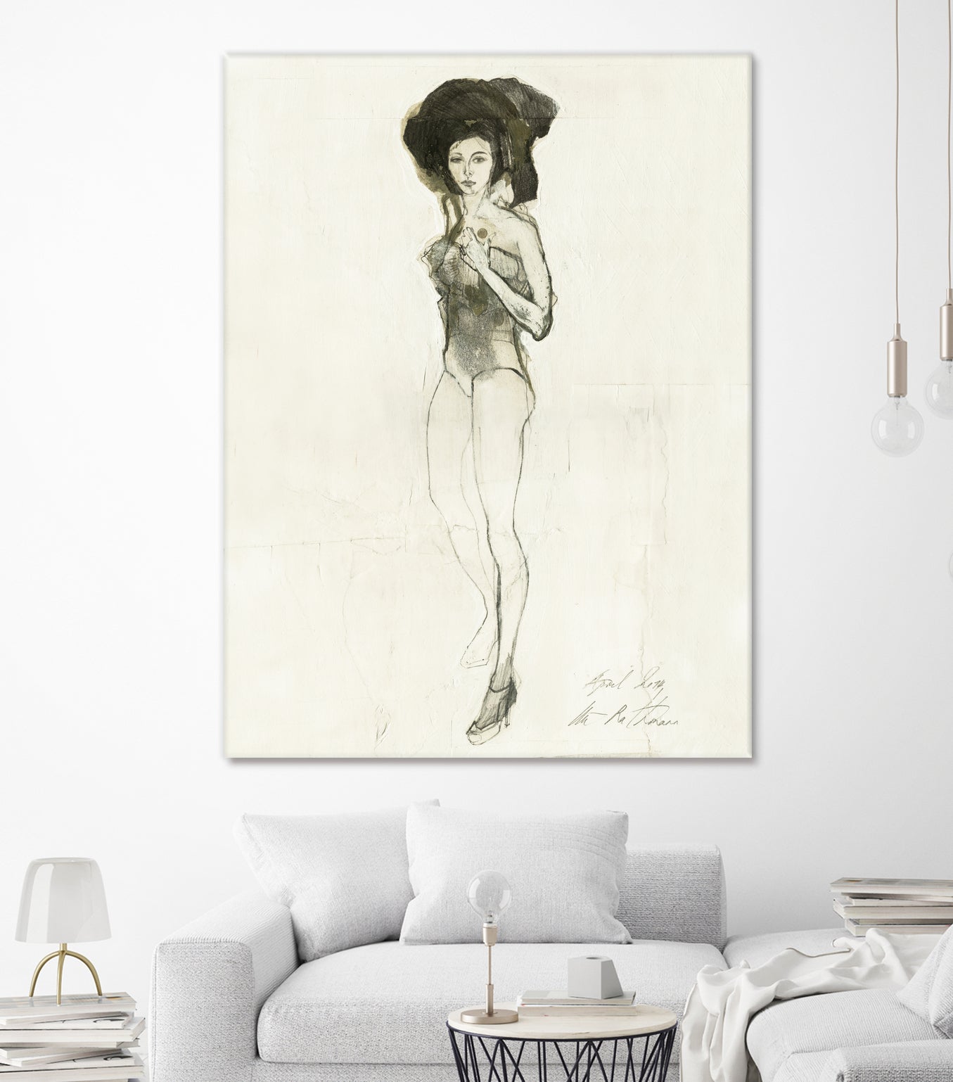 Minimalist Style by Ute Rathmann on GIANT ART - figurative fashion illustration