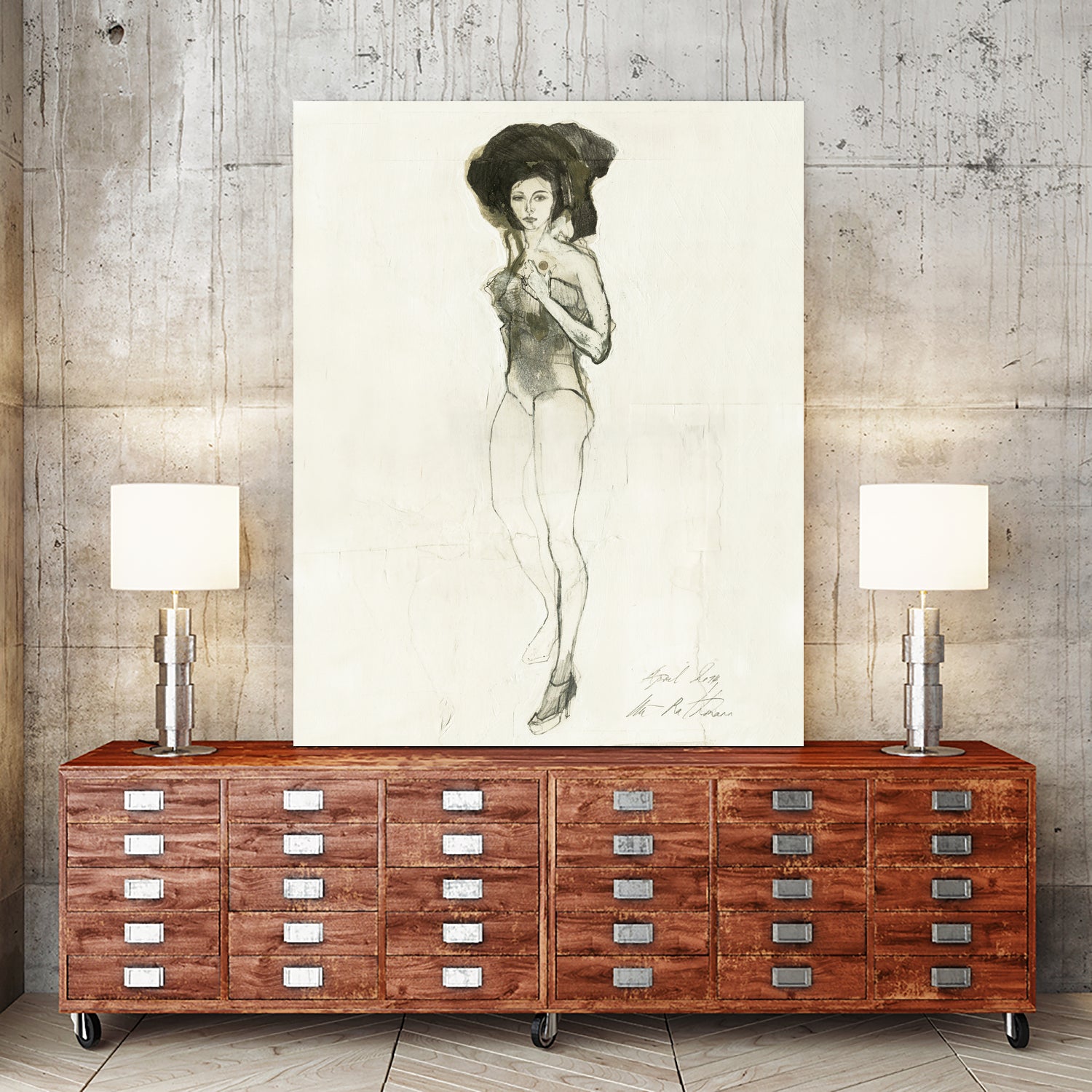 Minimalist Style by Ute Rathmann on GIANT ART - figurative fashion illustration