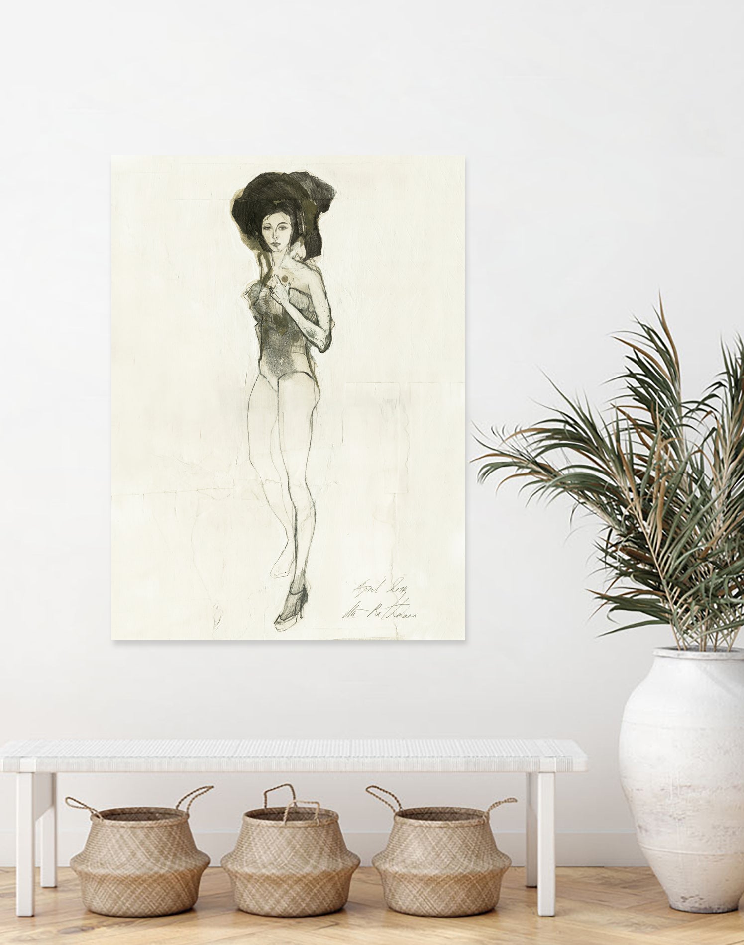 Minimalist Style by Ute Rathmann on GIANT ART - figurative fashion illustration