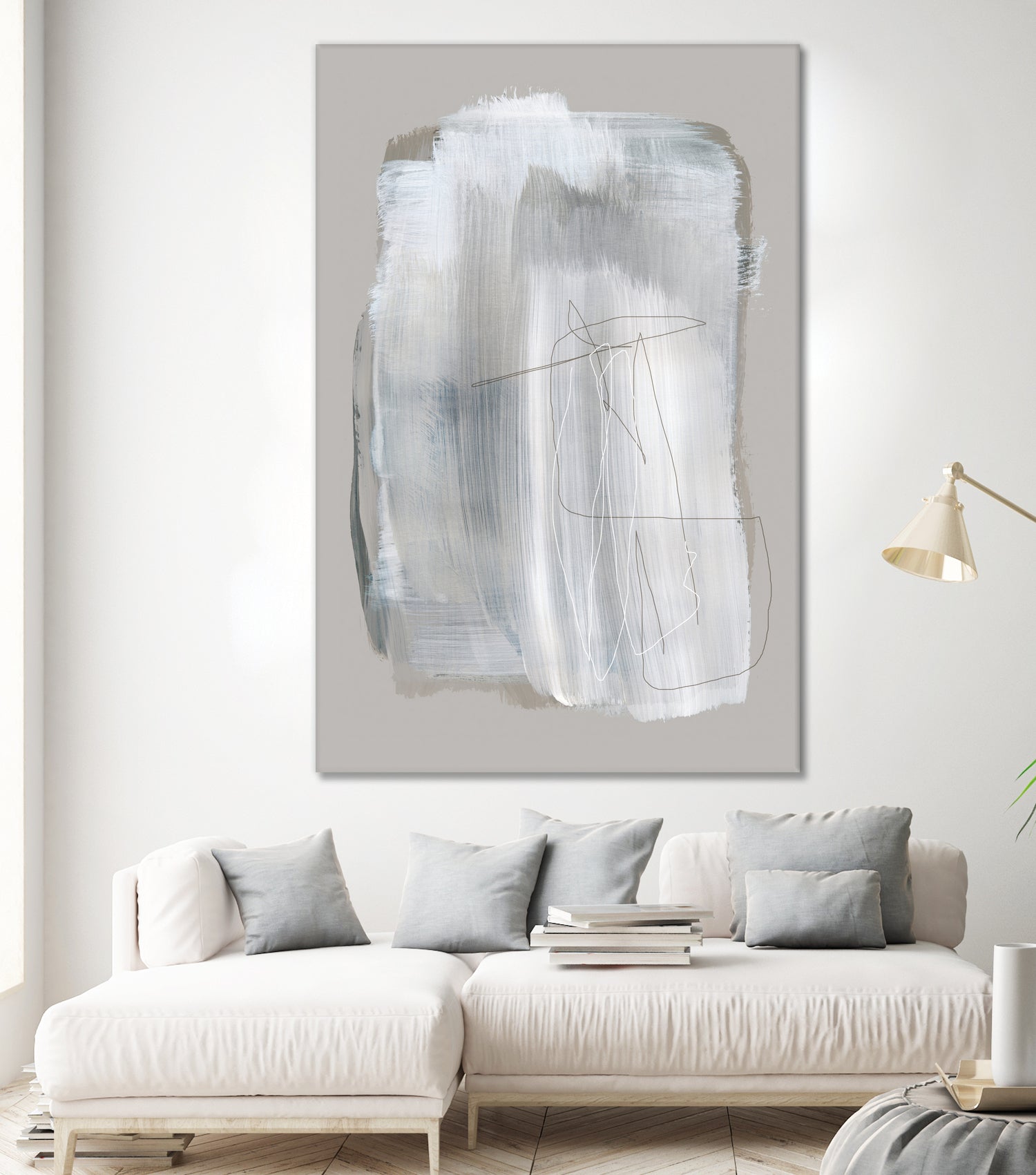 Abstract Brush Strokes 109 by Mareike on GIANT ART - bohmer