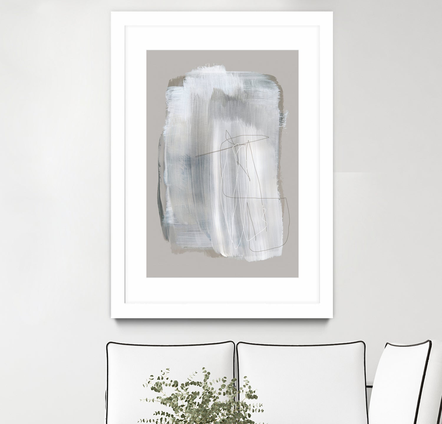 Abstract Brush Strokes 109 by Mareike on GIANT ART - bohmer