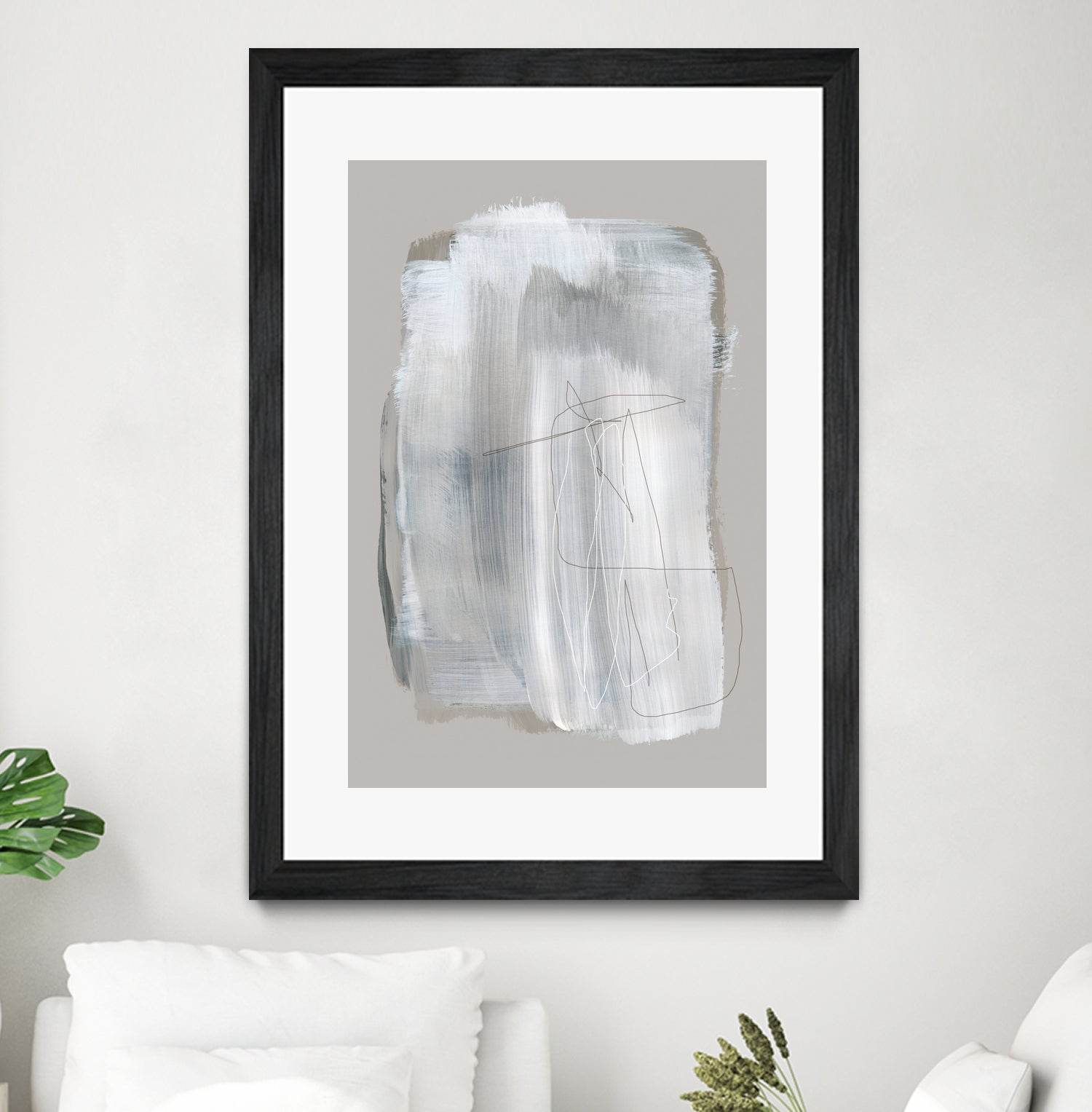 Abstract Brush Strokes 109 by Mareike on GIANT ART - bohmer