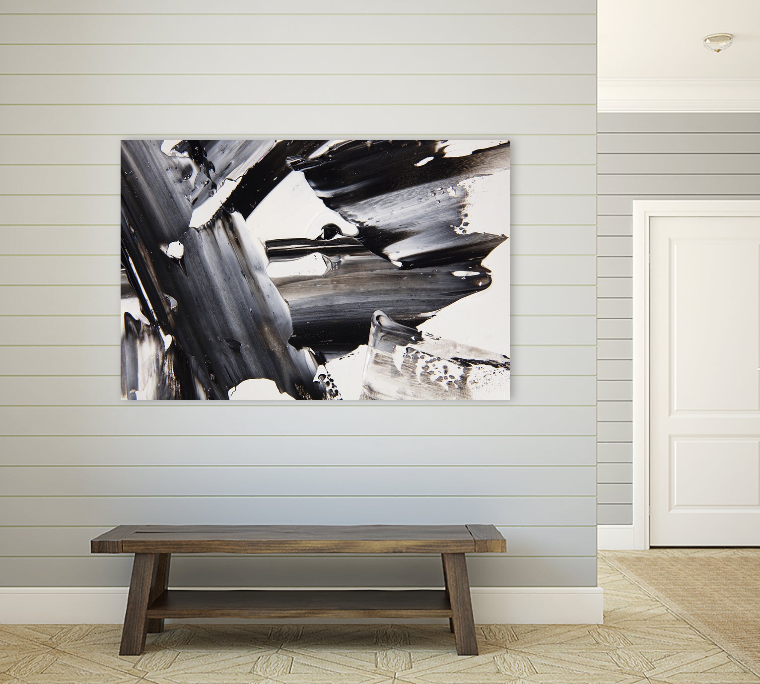 Abstract paint composition nAo20 by Julia on GIANT ART - ramiro