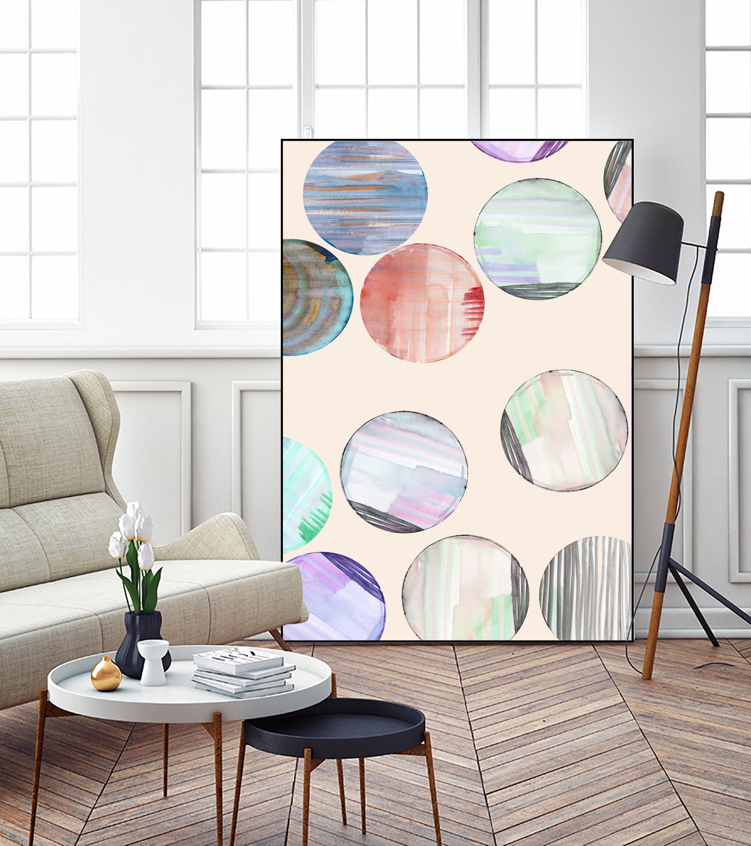 Protection Circles 1 by cartissi on GIANT ART - geometric circle