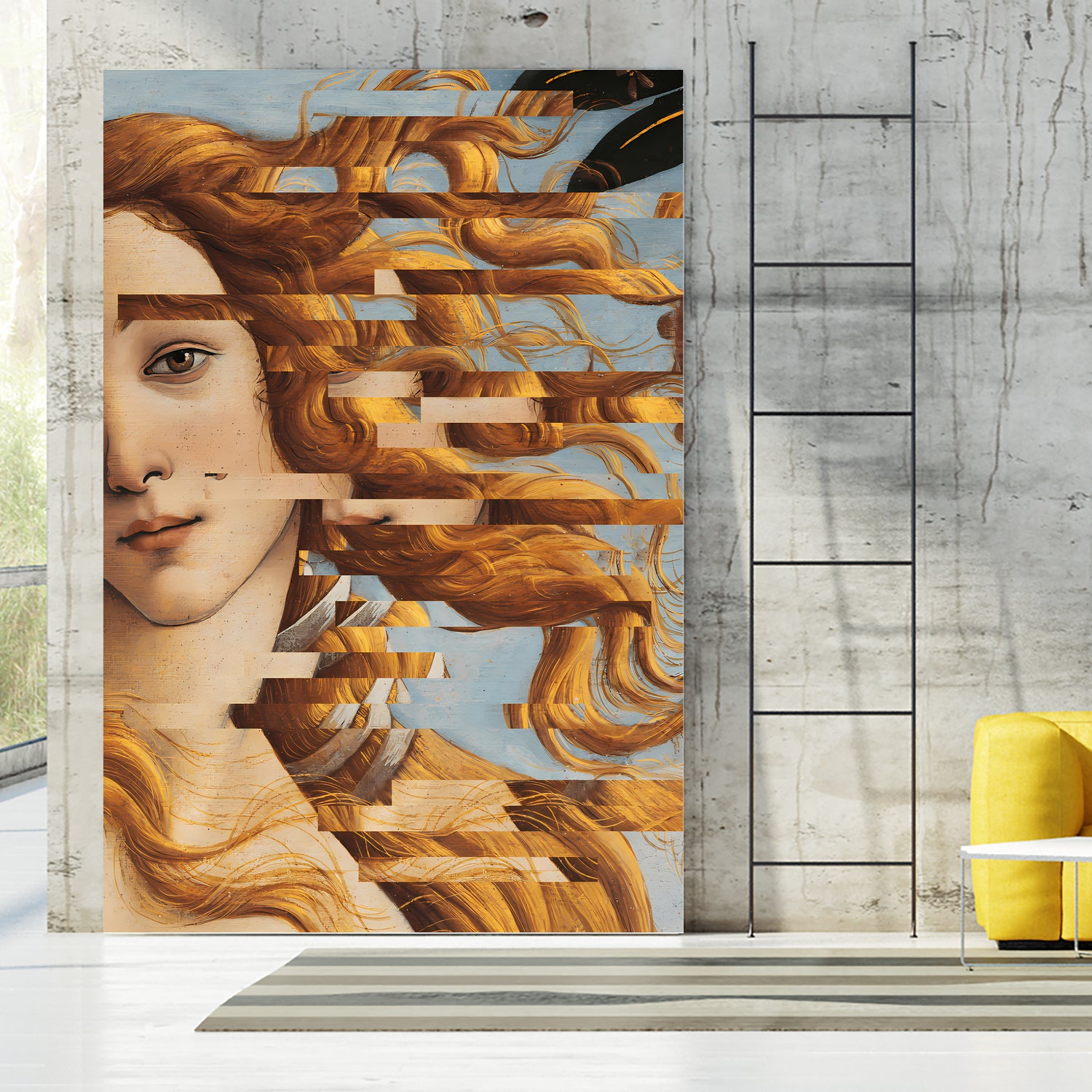 The Birth of Venus by Sandro Botticelli COLLAGE by The on GIANT ART - illustration painting