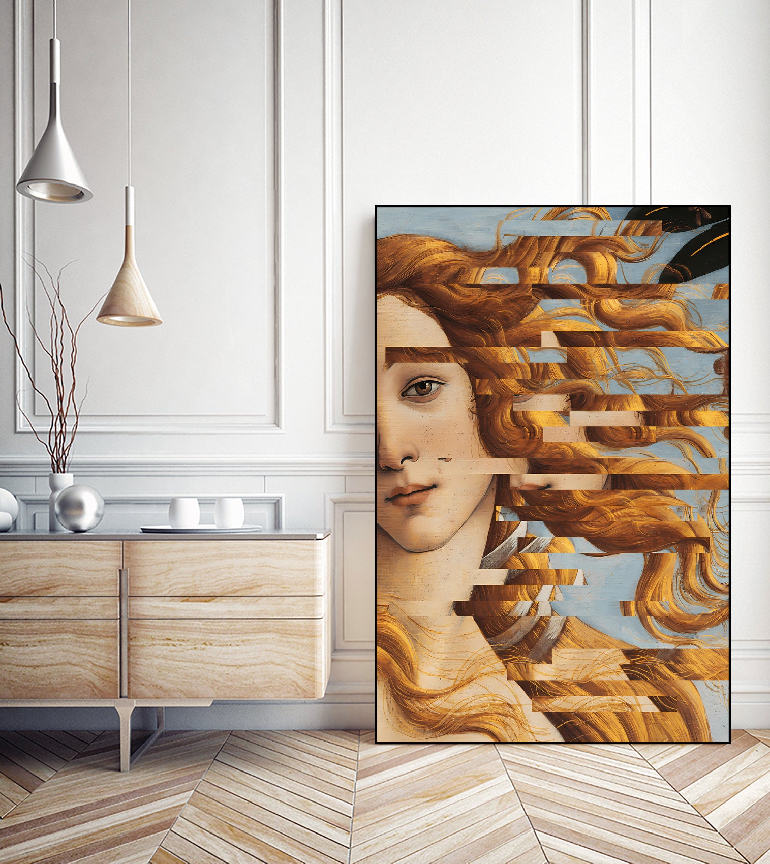 The Birth of Venus by Sandro Botticelli COLLAGE by The on GIANT ART - illustration painting