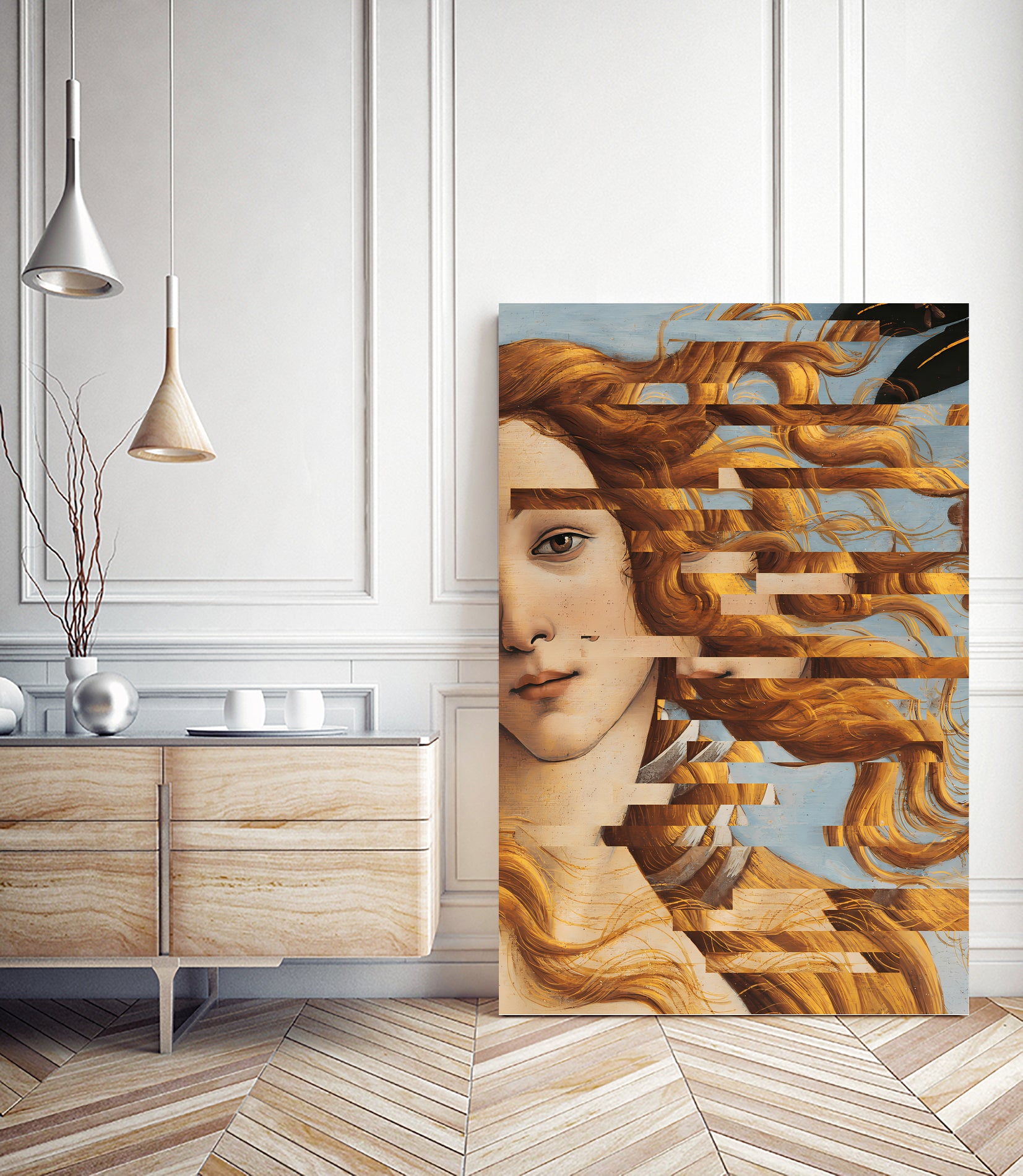 The Birth of Venus by Sandro Botticelli COLLAGE by The on GIANT ART - illustration painting