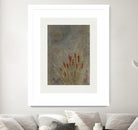Japanese Grass Field At Night (1807a€“1891) by Shibata Zeshin on GIANT ART - 9449 illustration