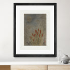 Japanese Grass Field At Night (1807a€“1891) by Shibata Zeshin on GIANT ART - 9449 illustration