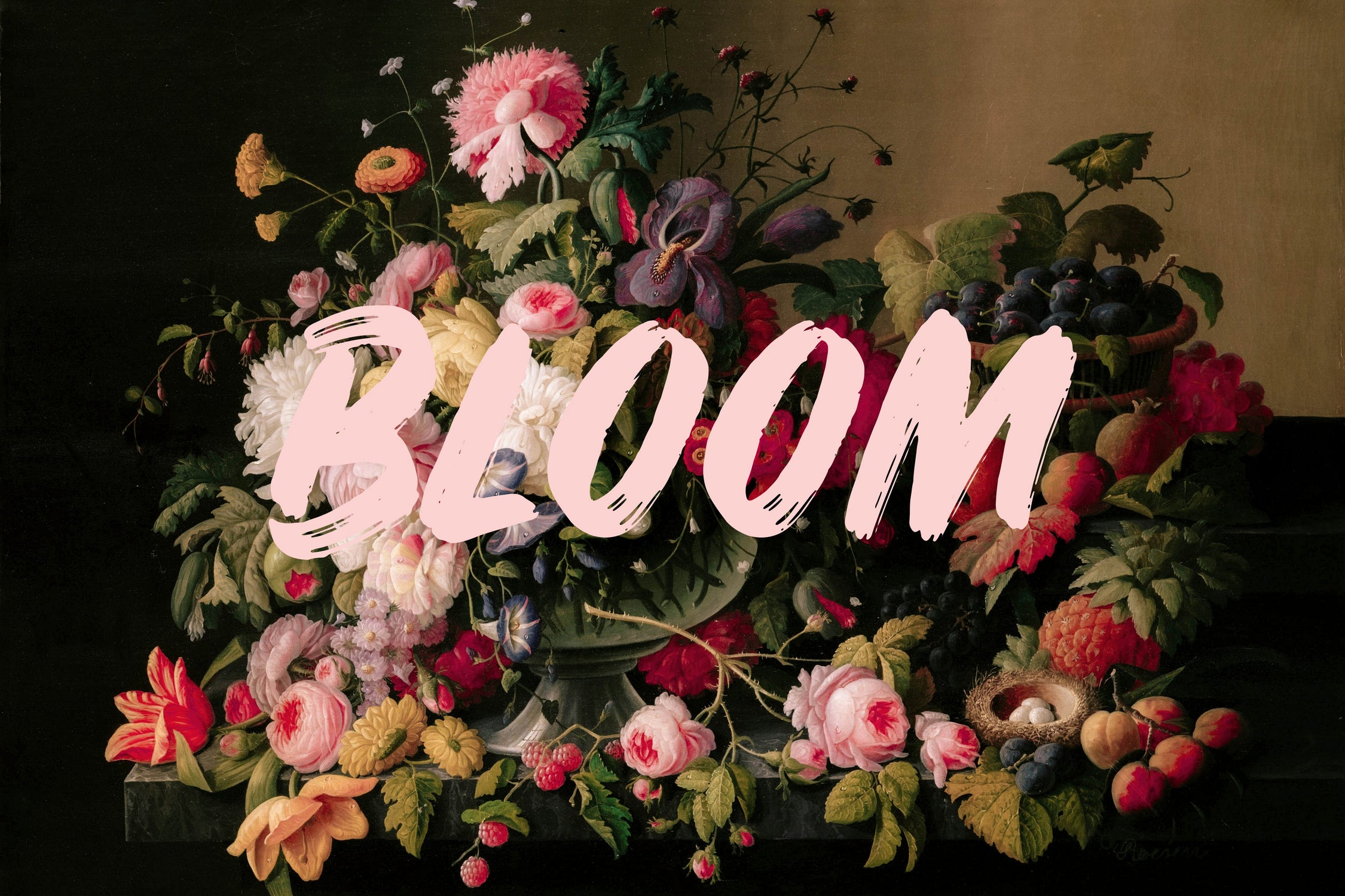 Bloom Ratio2x3 by Grace on GIANT ART - pink botanical