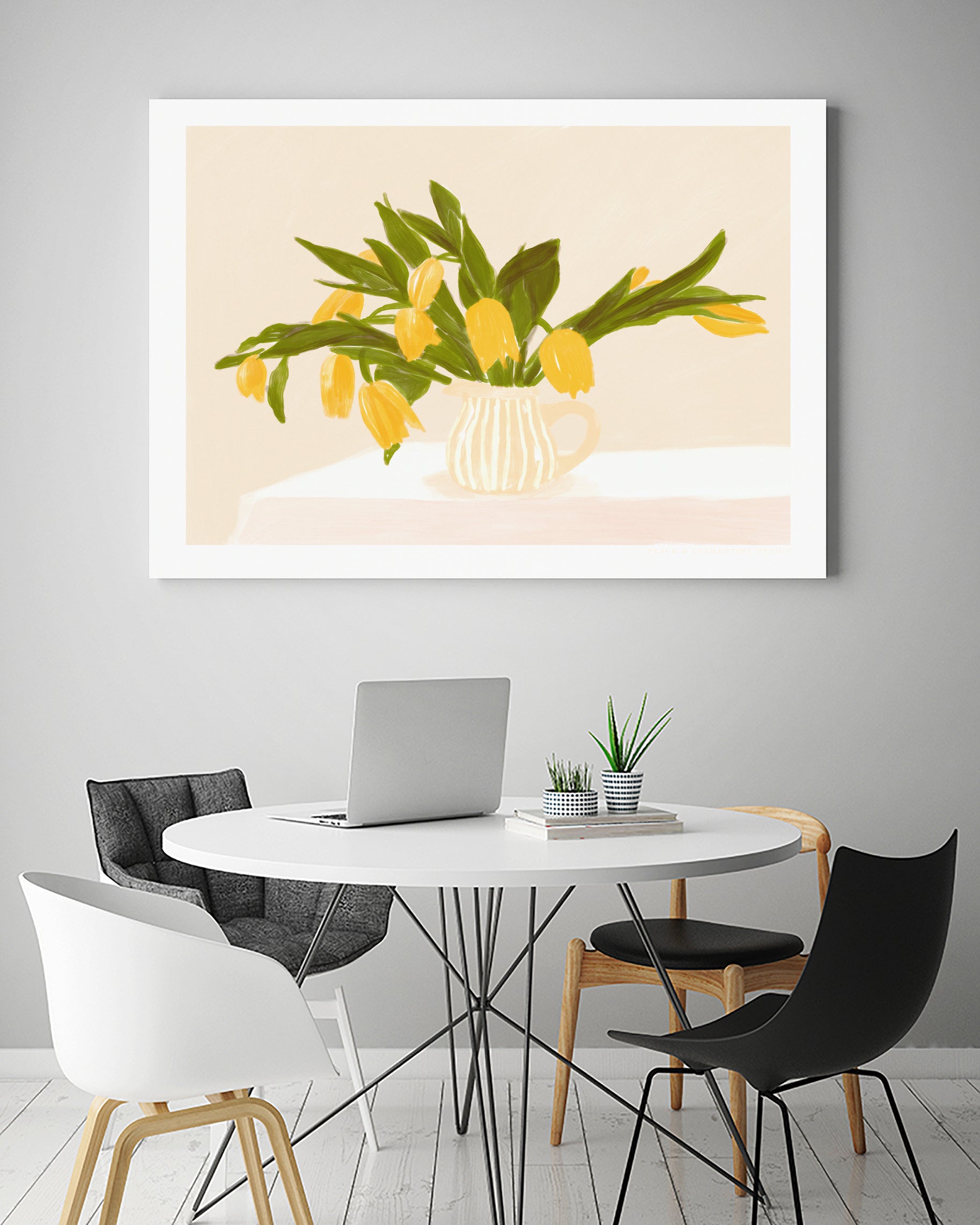 Pandcyellowtulips Copy by Jenny on GIANT ART - liz rome