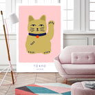 Maneki Neko a€“ Lucky Cat by Maren Gross on GIANT ART - animals cat