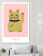 Maneki Neko a€“ Lucky Cat by Maren Gross on GIANT ART - animals cat