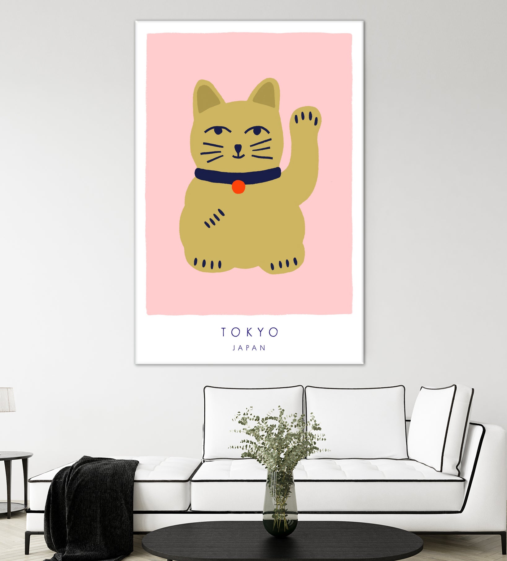 Maneki Neko a€“ Lucky Cat by Maren Gross on GIANT ART - animals cat