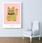 Maneki Neko a€“ Lucky Cat by Maren Gross on GIANT ART - animals cat