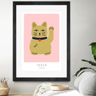 Maneki Neko a€“ Lucky Cat by Maren Gross on GIANT ART - animals cat