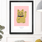 Maneki Neko a€“ Lucky Cat by Maren Gross on GIANT ART - animals cat