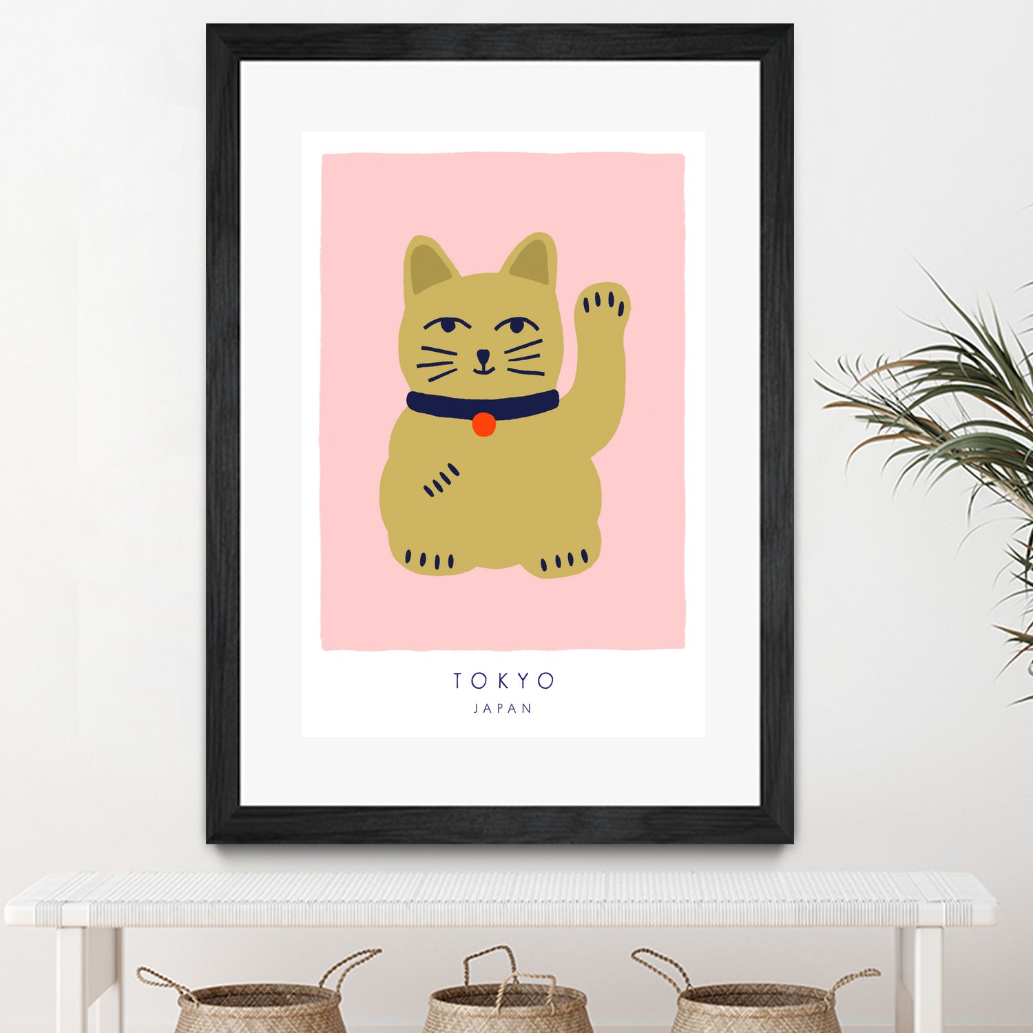 Maneki Neko a€“ Lucky Cat by Maren Gross on GIANT ART - animals cat
