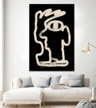 Face line art by Sharyn Bursic on GIANT ART - line art sketch