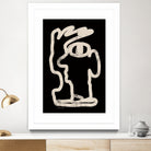 Face line art by Sharyn Bursic on GIANT ART - line art sketch