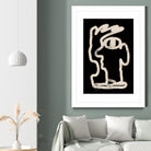 Face line art by Sharyn Bursic on GIANT ART - line art sketch