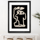 Face line art by Sharyn Bursic on GIANT ART - line art sketch