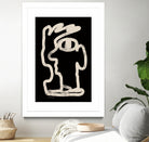 Face line art by Sharyn Bursic on GIANT ART - line art sketch