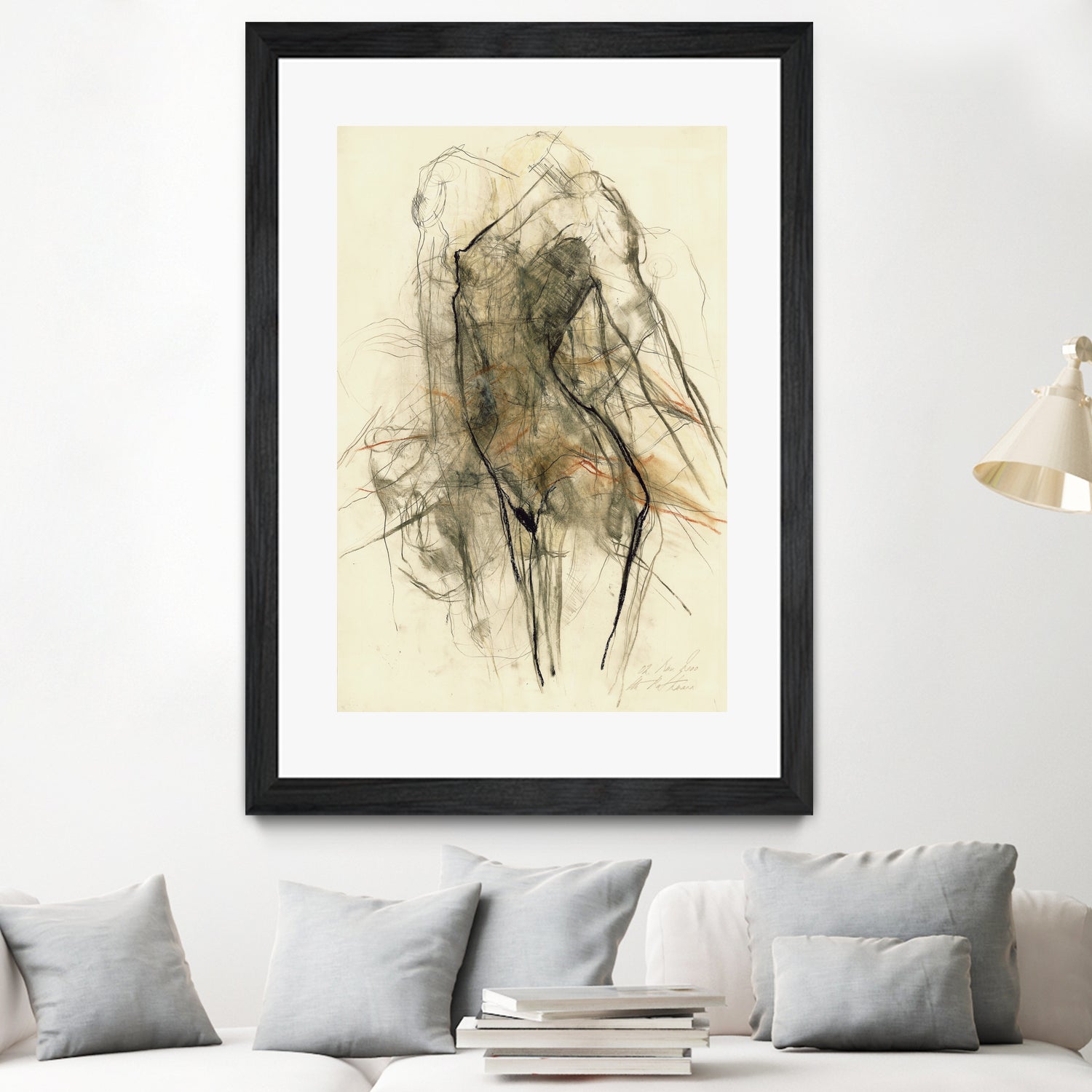 Impression Of Movement And Emotion by Ute Rathmann on GIANT ART - figurative abstract art