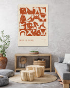 Body of Work (terracotta) by Arty Guava on GIANT ART - 9600 illustration