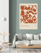 Body of Work (terracotta) by Arty Guava on GIANT ART - 9600 illustration